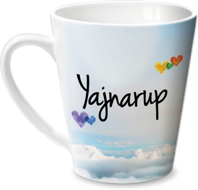 

Hot Muggs Simply Love You Yajnarup Conical Ceramic Mug(350 ml)