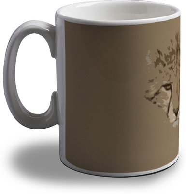 

Artifa Leopards Porcelain, Ceramic Mug(350 ml), Multicolor