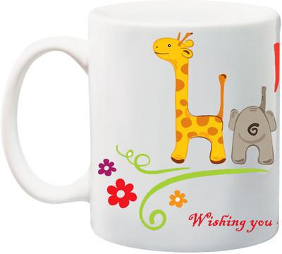 

ME&YOU Birthay Gift for Kids,Children,Boys,Girls Ceramic Mug(350 ml), Multicolor