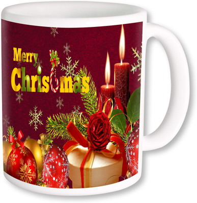 

PhotogiftsIndia Merry Christmas 018 Ceramic Mug(325 ml), Multicolor