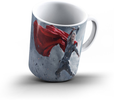 

Ucard Thor Dark World858 Bone China, Ceramic, Porcelain Mug(325 ml), Multicolor