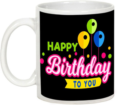 

AllUPrints Happy Birthday To You My Friend Ceramic Mug(325 ml), White