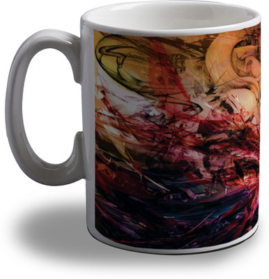 

Artifa Abstract Design Amg0481 Porcelain, Ceramic Mug(350 ml), Multicolor
