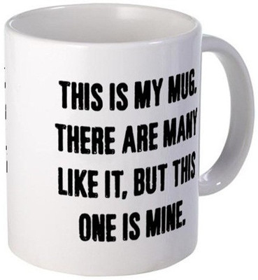

Exoctic Silver Quoteds ooooo117 Ceramic Mug(300 ml), Multicolor