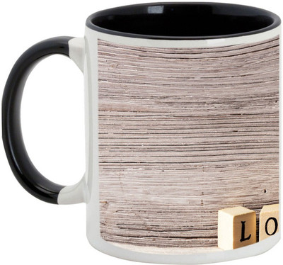 

AllUPrints Boyfriend/Girlfriend Gifts - Beautiful Love Art Ceramic Mug(325 ml), Black