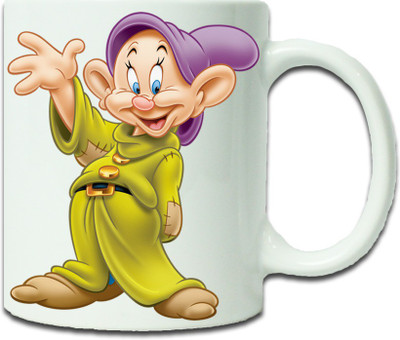 

Maison N Mode Funny Old Lady Coffee Ceramic Mug(330 ml), Multicolor