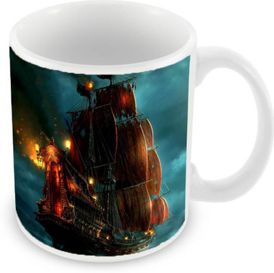 

Sleep Nature's SN-MG-1676 Ceramic Mug(350 ml), Multicolor