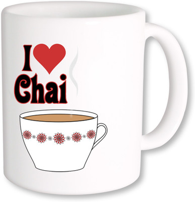

PhotogiftsIndia I Love Tea Ceramic Mug(325 ml)