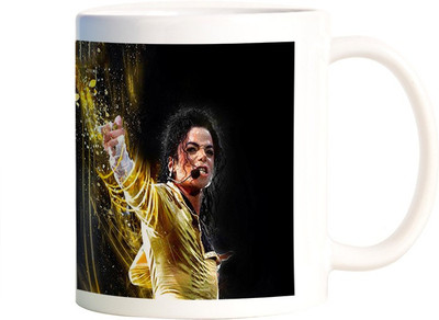 

Rangeele Inkers Michael Jackson Dance Style Ceramic Mug(300 ml), Multicolor