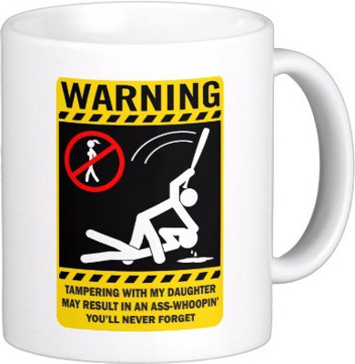 

Exoctic Silver Best Quoted Coffee 00243 Ceramic Mug(300 ml), Multicolor