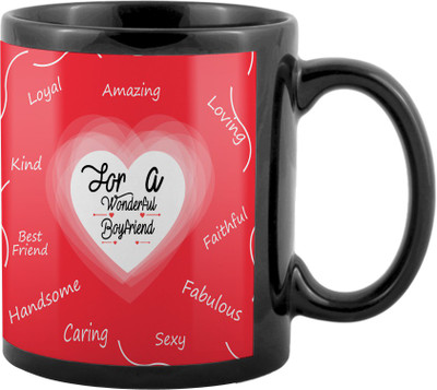 

SKY TRENDS Valentine Gifts For Special Girlfriend,Boyfriend,Wife,Husband,design 198 Ceramic Mug(325 ml), Black