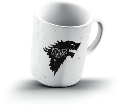 

Ucard Starks Game Of Thrones1007 Bone China, Ceramic, Porcelain Mug(325 ml), Multicolor