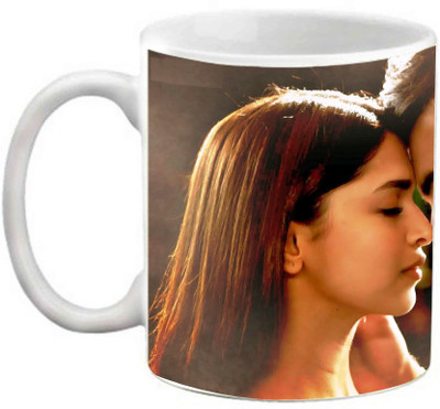

EFW Ranbeer Kapoor - Deepika Padukone (Actor) Printed Coffee Ceramic Mug(325 ml), White