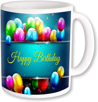 

PhotogiftsIndia happy birthday_12 Ceramic Mug(325 ml), Multicolor