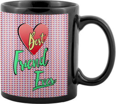 

SKY TRENDS World's Best Gifts For Valentine Girlfriend Boyfriend Friend Husband Wife Anniversary & Birthday Design Code 073 Ceramic Mug(325 ml), Black