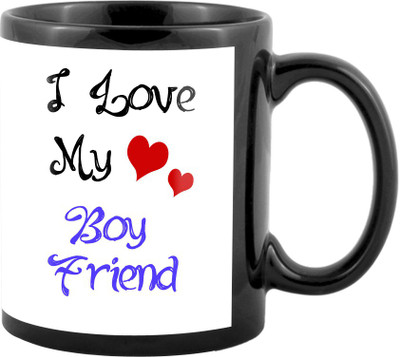 

SKY TRENDS World's Best Gifts For Valentine Girlfriend Boyfriend Friend Husband Wife Anniversary & Birthday Design Code 031 Ceramic Mug(325 ml), Black