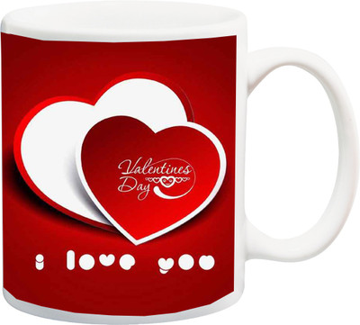 

ME&YOU Gifts For Him/ Her/Girlfriend/ Boyfriend/Husband/Wife for Valentine's Day 3D printed Ceramic Mug(325 ml), Multicolor