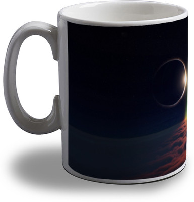 

Artifa Solar Eclipse Porcelain, Ceramic Mug(350 ml), Multicolor