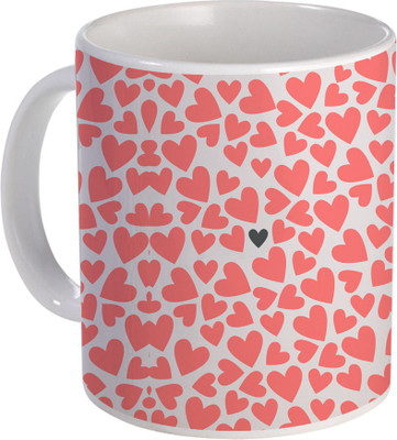 

SKY TRENDS Can't Help Falling in Love mug Best Gift for Valentine's Day, Her, Girlfriend,boy friend,husband, Wife,Birthday, Anniversary,Christmas or Any Holidays Design 114 Ceramic Mug(320 ml), Blue;white