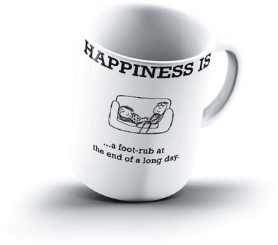 

Ucard Happiness Is1314 Bone China, Ceramic, Porcelain Mug(325 ml)