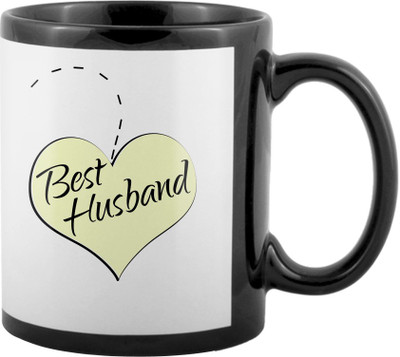 

SKY TRENDS World's Best Gifts For Valentine Girlfriend Boyfriend Friend Husband Wife Anniversary & Birthday Design Code 101 Ceramic Mug(325 ml), Black