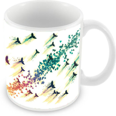 

Sleep Nature's SN-MG-2316 Ceramic Mug(350 ml), Multicolor