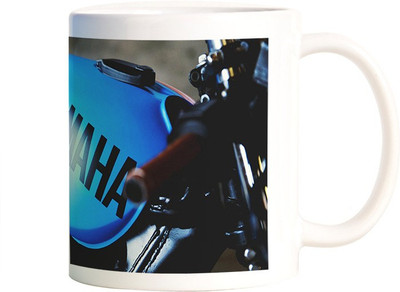 

Rangeele Inkers Yamaha Sports Bike 2 Ceramic Mug(300 ml), Multicolor