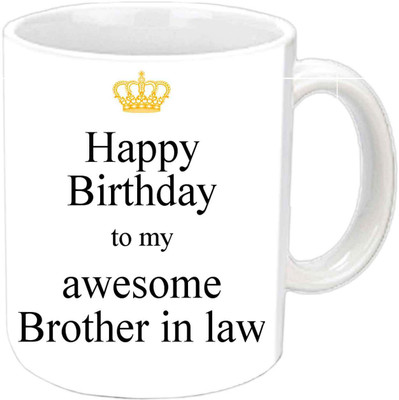 

Raj Laxmi brother b'day love white Ceramic Mug(350 ml)