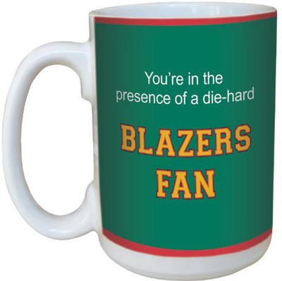 

Tree-Free Greetings Greetings lm44922 Blazers College Basketball Ceramic with Full-Sized Handle, 15-Ounce Ceramic Mug(60 ml), Multicolor