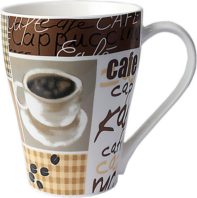 

Aspirationz Az-MC-1853 Ceramic Mug(350 ml), Multicolor