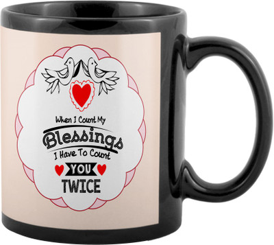 

SKY TRENDS Valentine Gifts For Special Girlfriend,Boyfriend,Wife,Husband,design 216 Ceramic Mug(325 ml), Black
