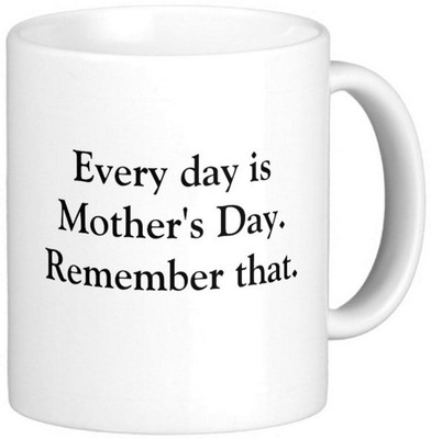 

Exoctic Silver Mom Maa Mother Series 005 Ceramic Mug(300 ml), Multicolor