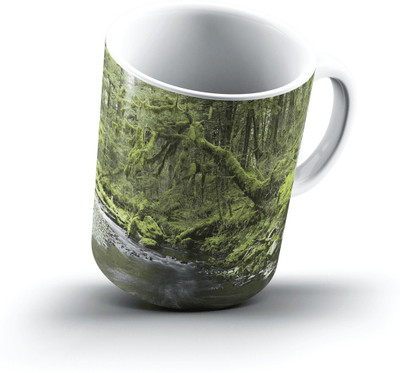 

Ucard Peaceful Forest Southeast Alaska2578 Bone China, Ceramic, Porcelain Mug(325 ml)