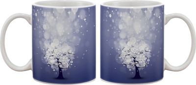 

Artifa Tree In Snowy Night Porcelain, Ceramic Mug(350 ml), Multicolor