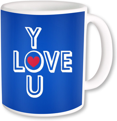 

Heyworlds love you happy valentine gifts 0021 Ceramic Mug(325 ml), Multicolor