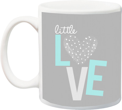 

ME&YOU Gift for Husband/Wife/Girlfriend/Boyfriend/Lover;"Special Beautiful Little love 3D printed Ceramic Mug(325 ml), Multicolor