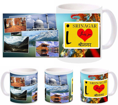 

Snapgalaxy I Love Srinagar Ceramic Mug(320 ml), Multicolor