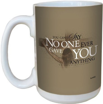 

Tree-Free Greetings Greetings lm44302 No One Gave: John 3:16 Ceramic with Full-Sized Handle, 15-Ounce Ceramic Mug(60 ml), Multicolor