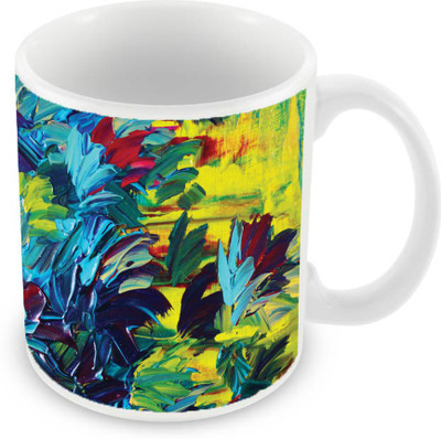 

Sleep Nature's SN-MG-1477 Ceramic Mug(350 ml), Multicolor