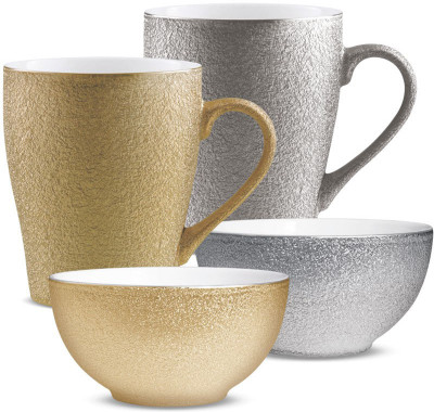 Treo Cupid Royale 4 Ceramic Mug(350 ml, Pack of 2), Multicolor