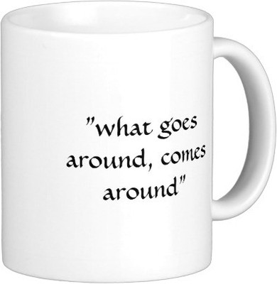

Exoctic Silver Mast Quotes A015 Ceramic Mug(250 ml), Black;white