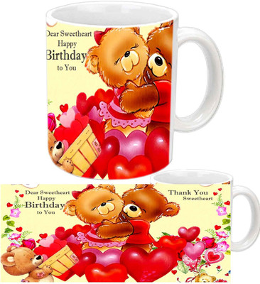 

Jiya Creation1 Teddy Family Ceramic Mug(350 ml)