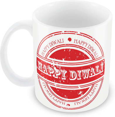 

Posterboy Happy Diwali Ceramic Mug(350 ml), Multicolor