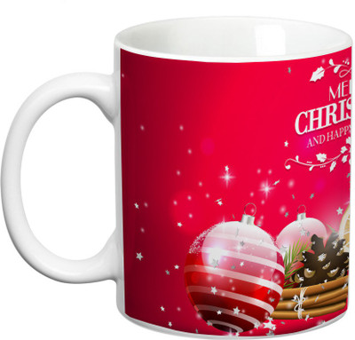

Prithish Christmas Design 11 Ceramic Mug(330 ml), Multicolor