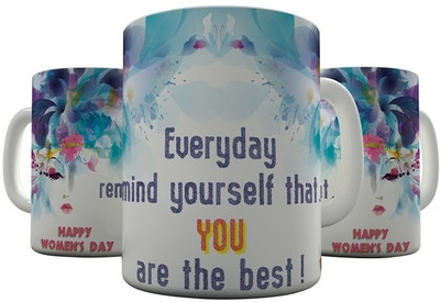 

Shaildha WD01 Ceramic Mug(350 ml), Multicolor