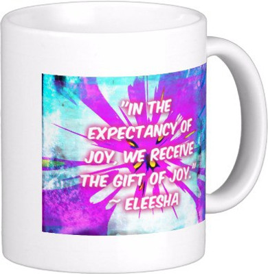 

Exoctic Silver Best Quoted Coffee 00103 Ceramic Mug(300 ml), Multicolor