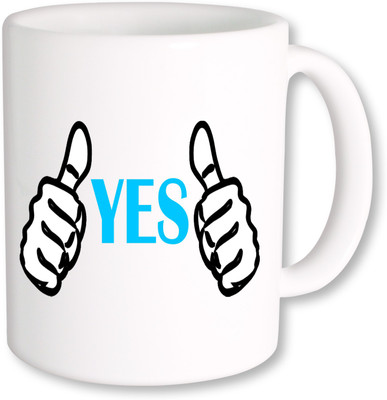 

PhotogiftsIndia Yes_01 Ceramic Mug(325 ml), Multicolor