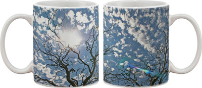 

Artifa Beautiful Sky Porcelain, Ceramic Mug(350 ml), Multicolor