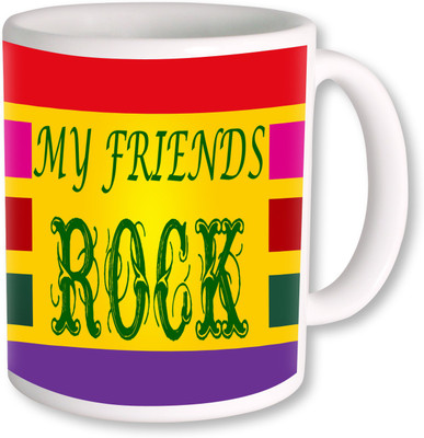 

PhotogiftsIndia Rocking Friends In Multicolor Background Ceramic Mug(325 ml)