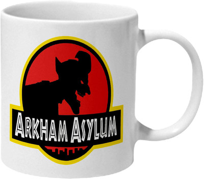 

Mooch Wale Arkham Asylum Joker Logo Ceramic Mug(325 ml), Multicolor